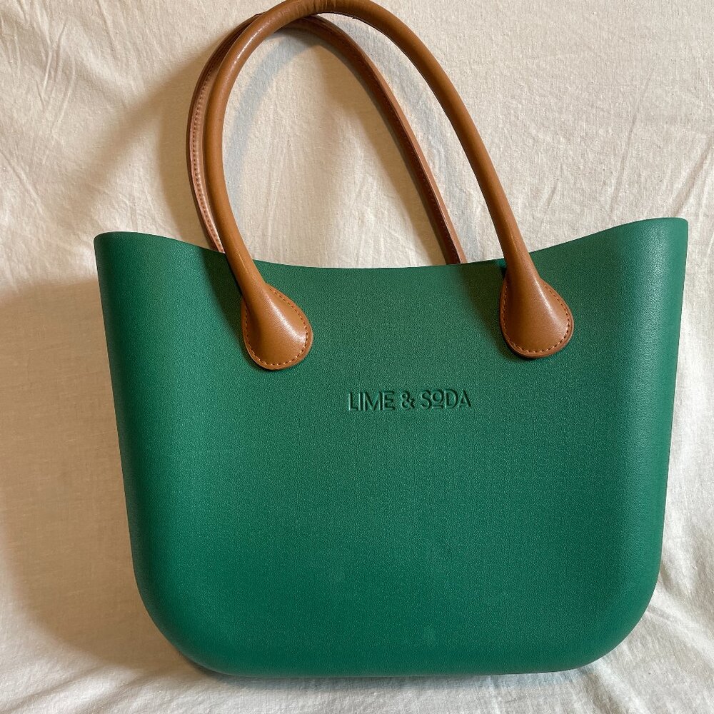 Lime & Soda Tote – KELLY GREEN